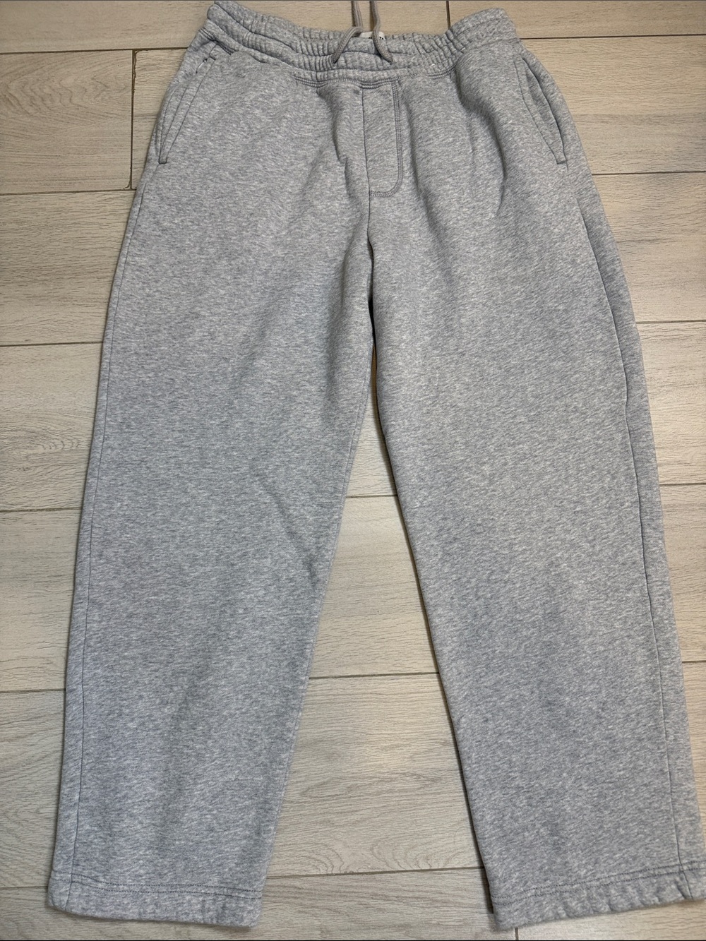 Hollister Heather Gray Fleece Sweatpants Size M Excellent Condition Streetwear